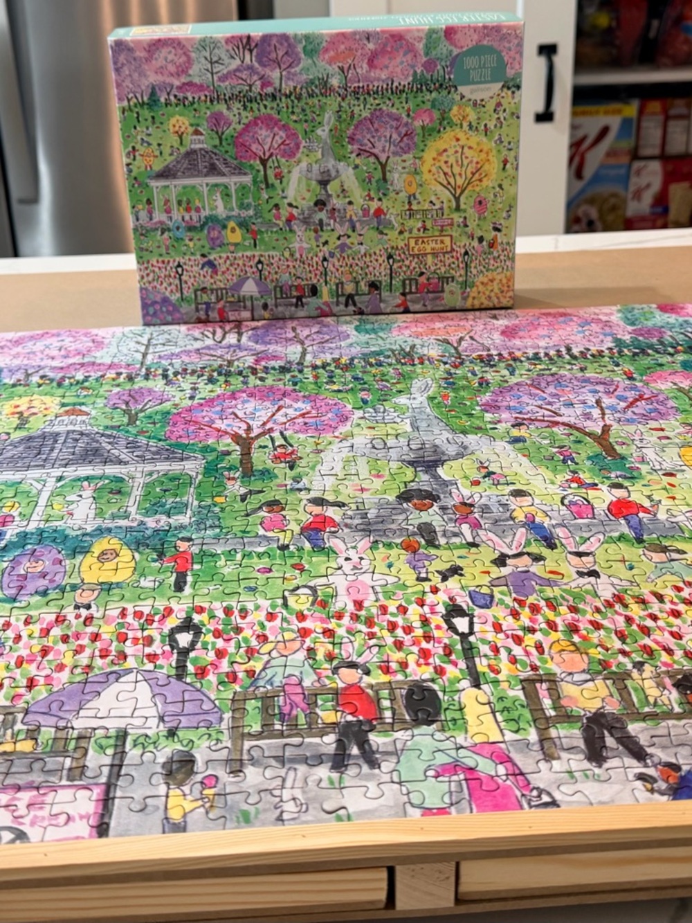 Easter Egg Hunt 1000 Piece Puzzle Galison